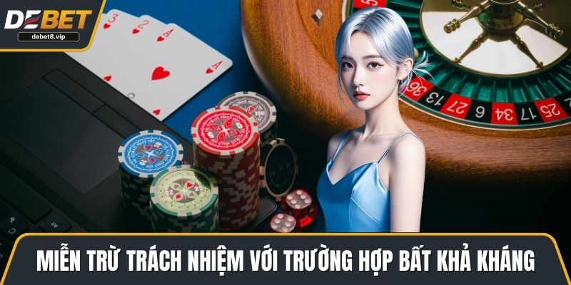 Miễn trừ trách nhiệm với trường hợp bất khả kháng