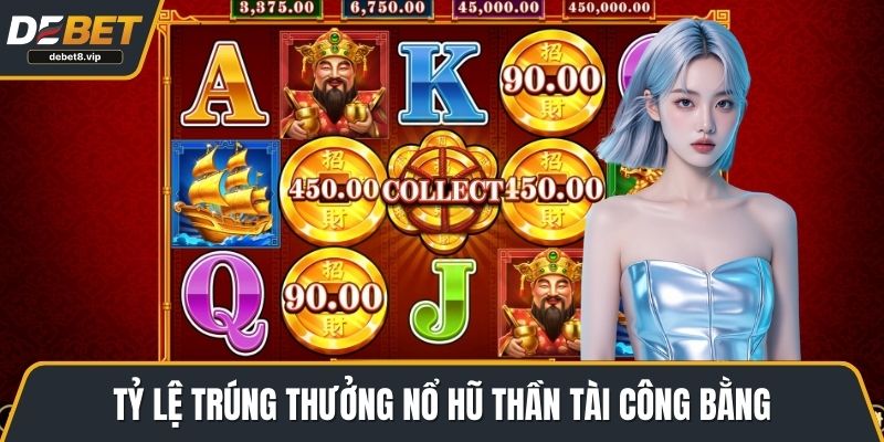 Tỷ lệ trúng thưởng nổ hũ thần tài công bằng